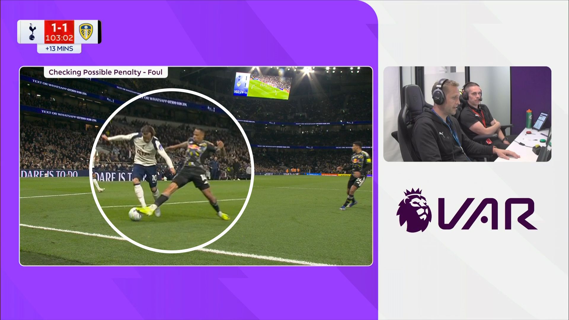The biggest VAR call in 24 hours! Should Spurs have been awarded a 90+13 penalty?