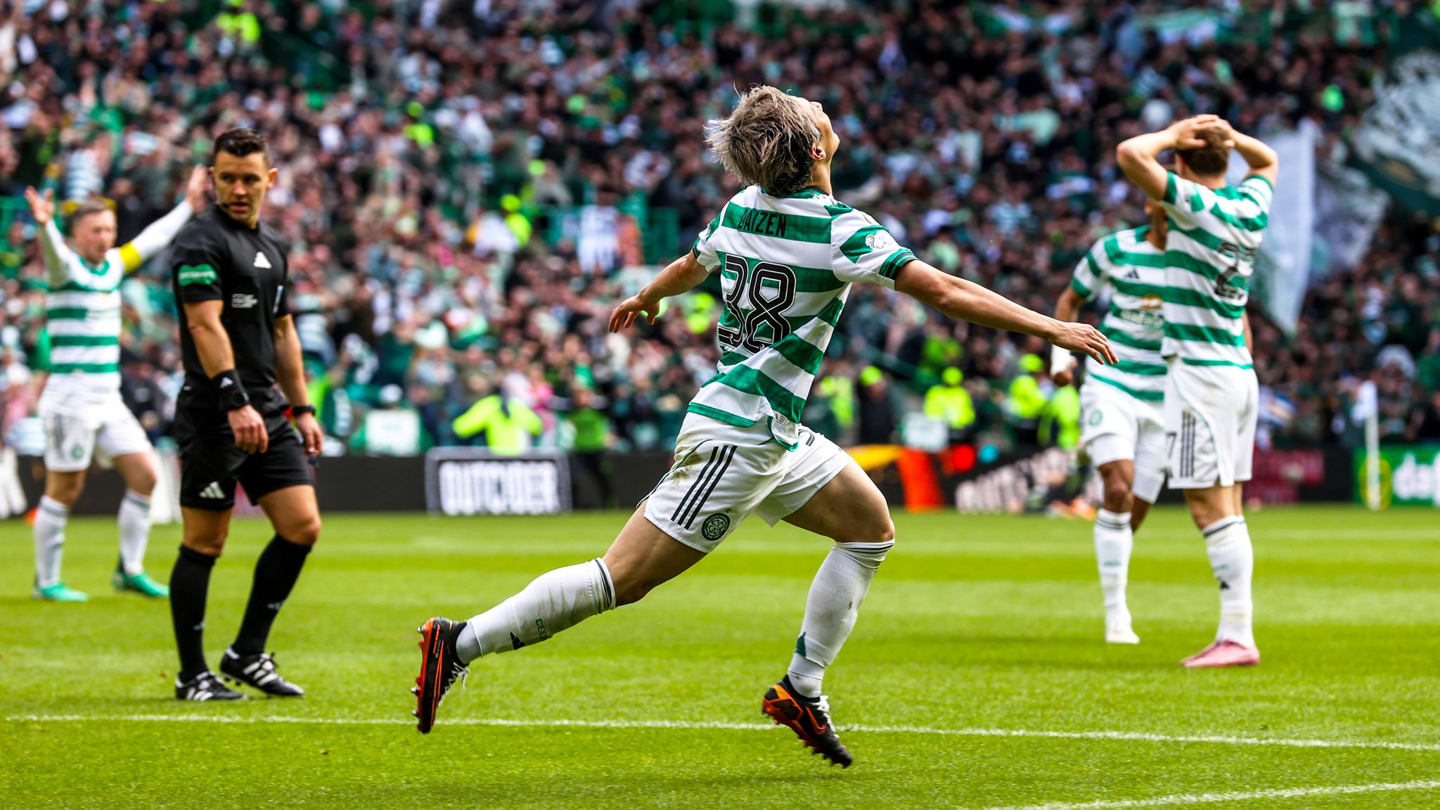 Celtic now favourites for Scottish Premiership title after Old Firm win as they close in on leaders Hearts, says Neil Lennon