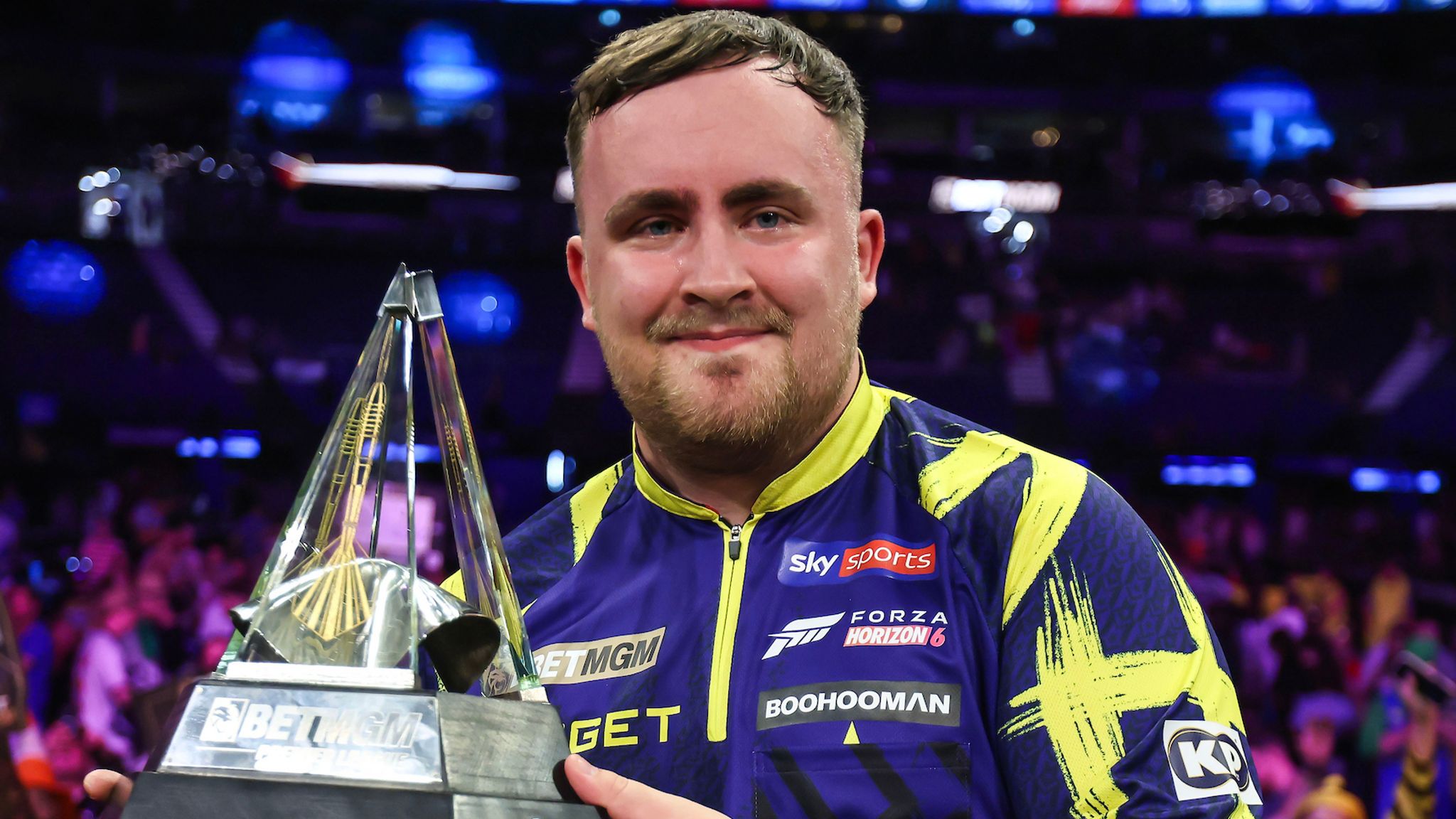 Luke Littler will start his Premier League title defence in Glasgow