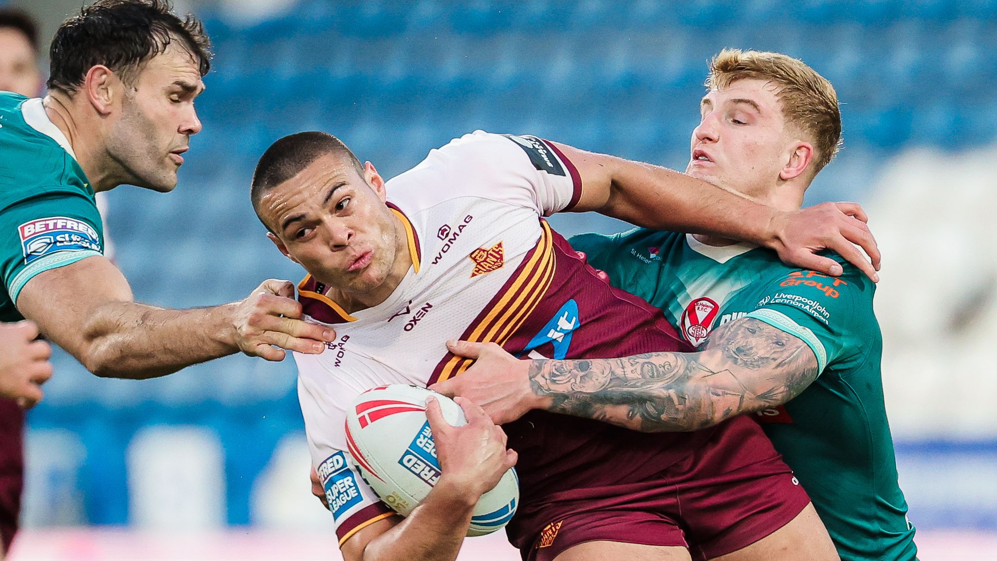 Huddersfield Giants attempted a comeback from 24-0 down at half time but were unable to really get back into the match (SW Pix)