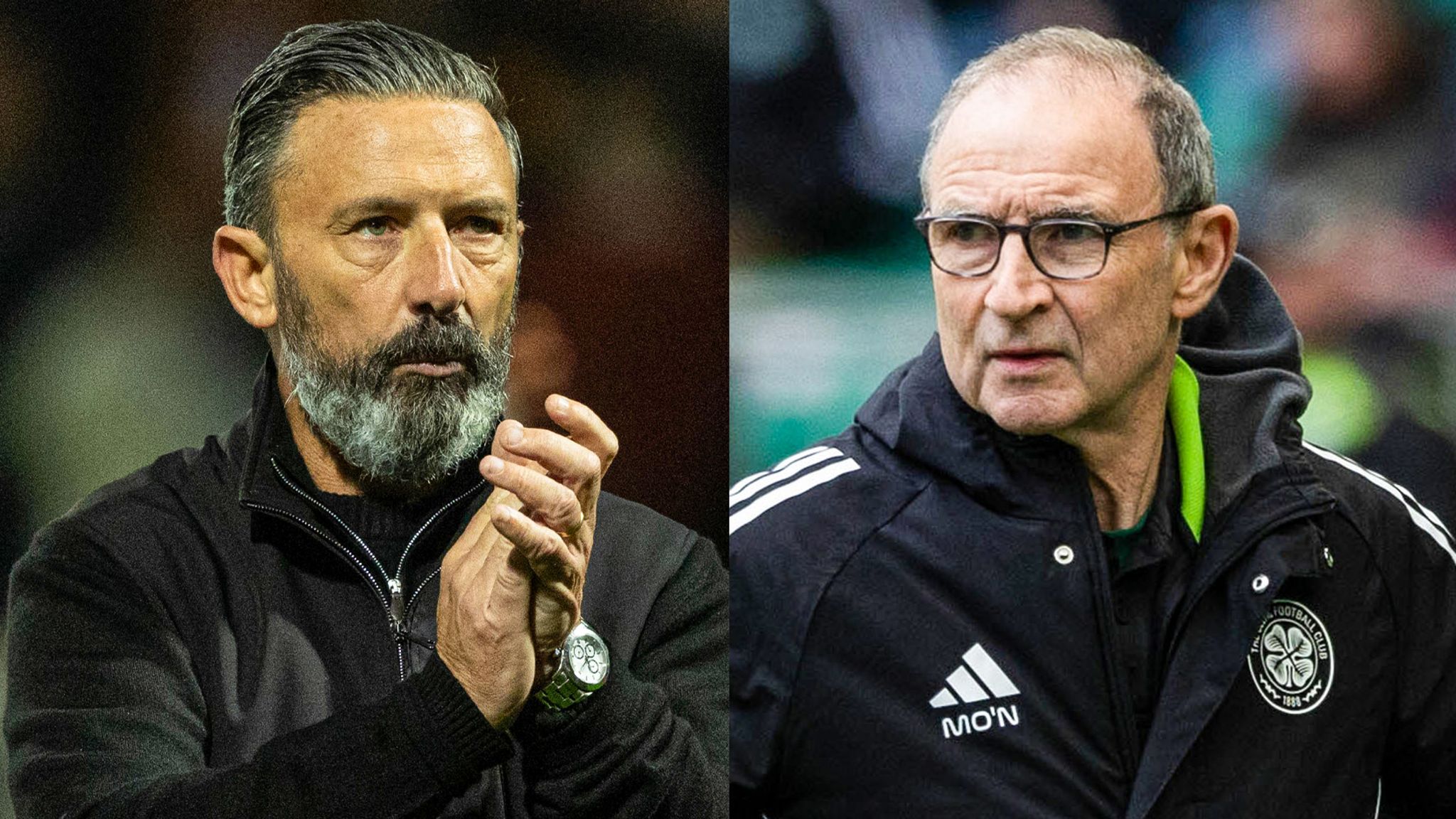 Scottish Premiership: Hearts' Derek McInnes and Celtic's Martin O'Neill both confident of title glory, live on Sky Sports
