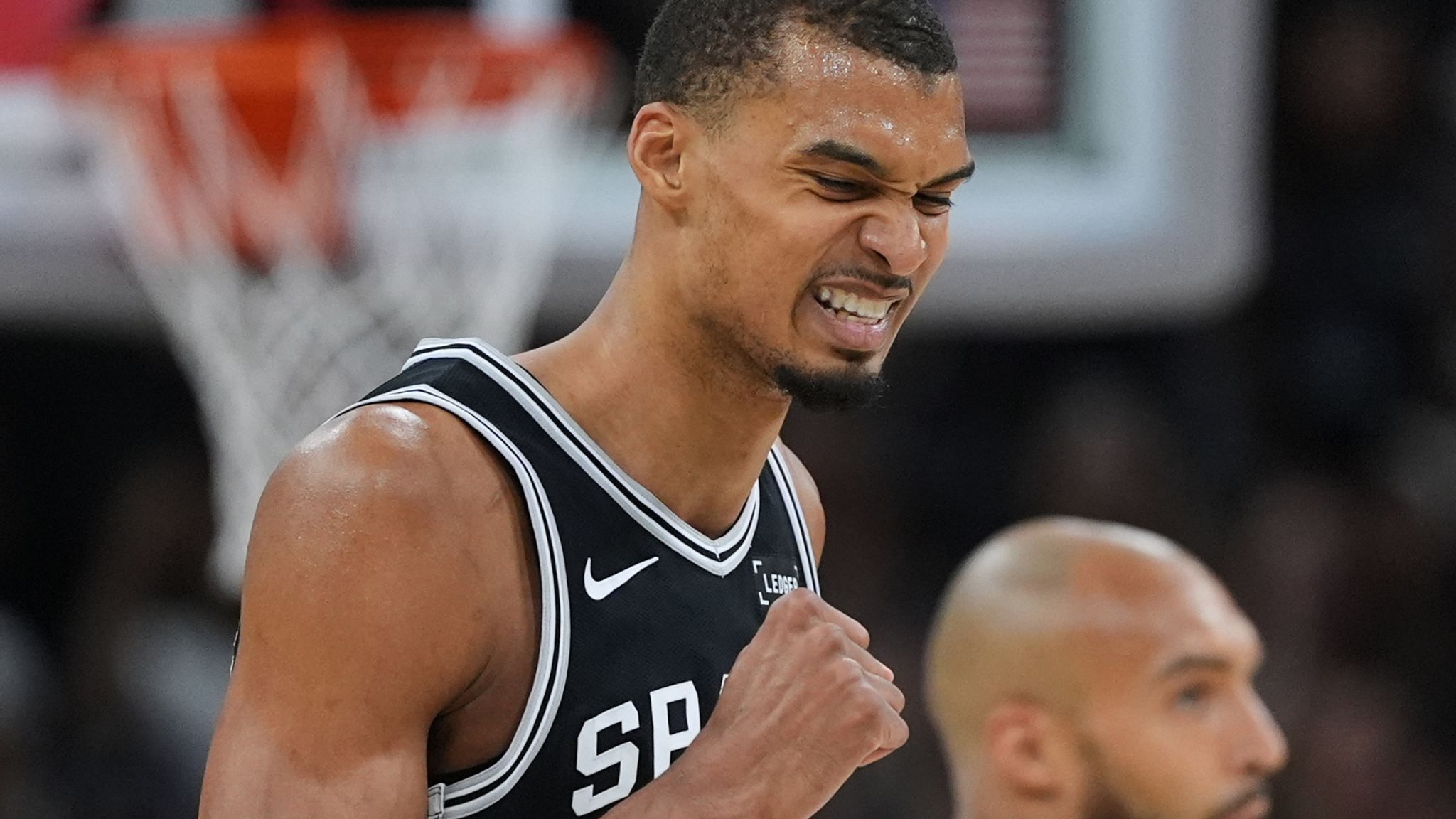 Wembanyama dunk over Thunder defense What's Next: The Spurs' Playoff Push