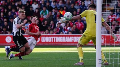 Elliot Anderson equalises for Nottingham Forest