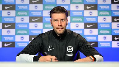 Fabian Hurzeler has signed a new deal at Brighton. Pic: BHAFC