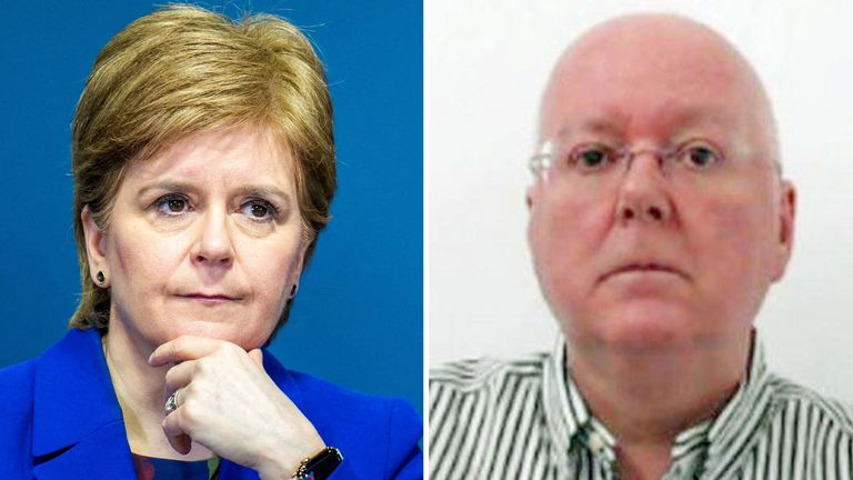 Nicola Sturgeona and Peter Murrell. Pics: Reuters/Police Scotland