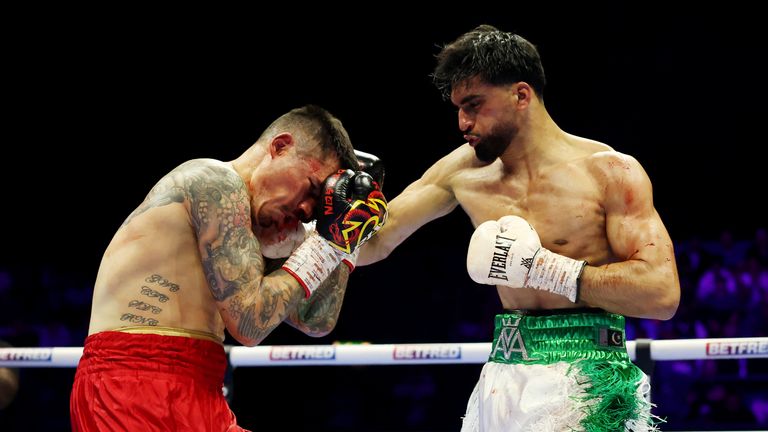 Adam Azim was superb as he stopped Steve Claggett in the third round