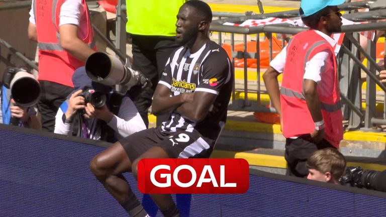 Alassana Jatta gives Notts County the lead against Salford!