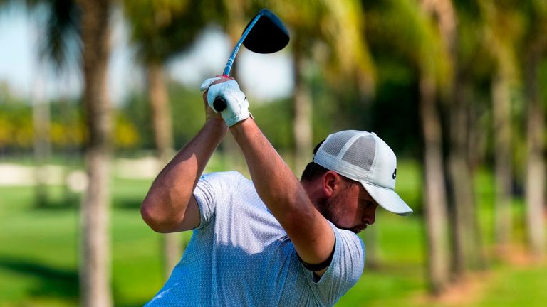 Alex Fitzpatrick during the second round of the Cadillac Championship (AP Photo/David J. Phillip)