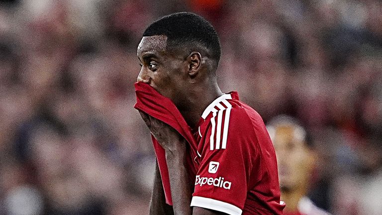 Alexander Isak in action for Liverpool