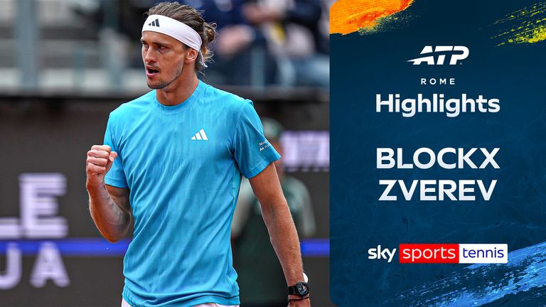 Alexander Blockx vs Alexander Zverev | Italian Open
