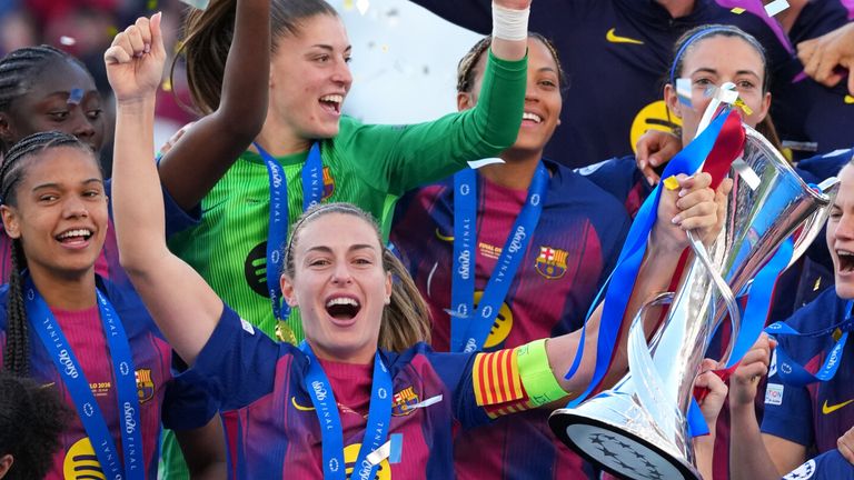 Alexia Putellas recently captained Barcelona to another Champions League victory