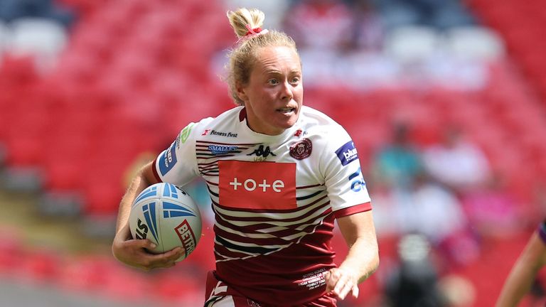 Wigan's Anna Davies.