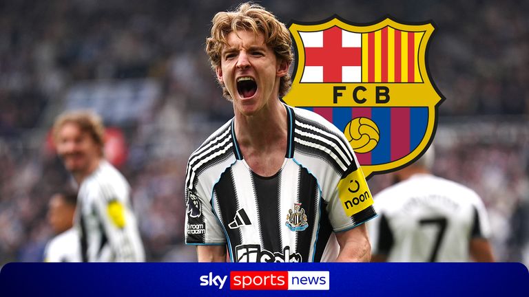 A look at the stats behind why Barcelona have moved for Anthony Gordon in a proposed €80million move