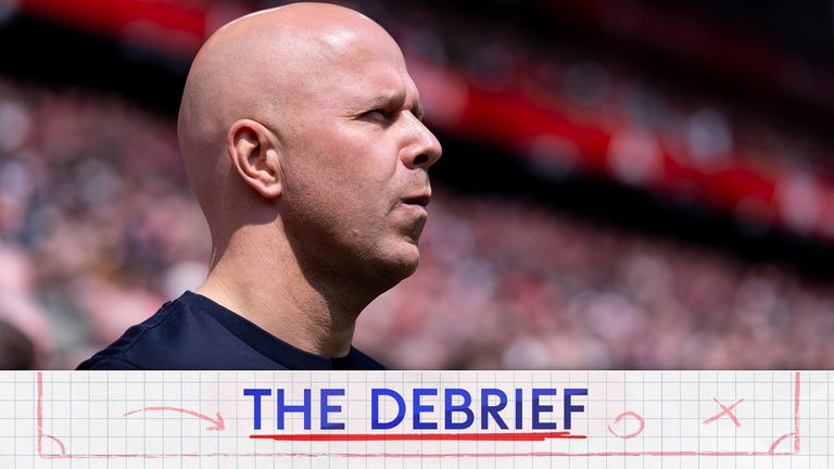 Arne Slot's Liverpool are under scrutiny in The Debrief