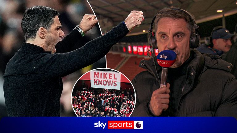 Gary Neville says believes Arsenal are on the brink of their first Premier League title in 22 years after defeating Burnley 1-0 at The Emirates. 