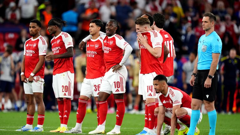 Arsenal lose Champions League final on penalties