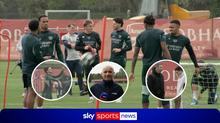 Dharmesh Sheth with the latest reaction from Premier League champions Arsenal as they train today for the first time since winning the title
