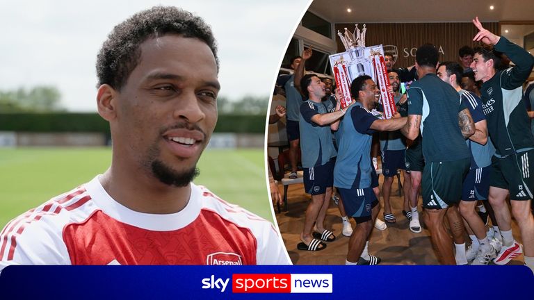 Jurrien Timber provides an injury update as Arsenal turn attention to the Champions League final against PSG after securing the Premier League title.