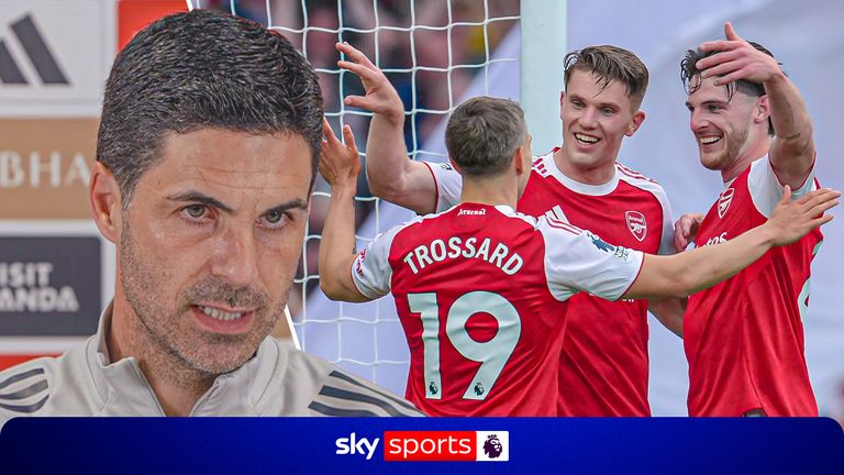 Mikel Arteta on Arsenal's hunt for Premier League trophy.
