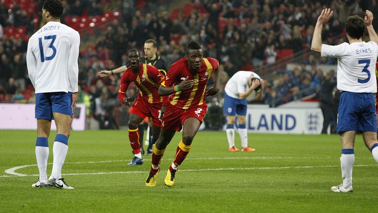 Asamoah Gyan is the only Ghanian to have scored against England - can Antoine Semenyo join him this summer?