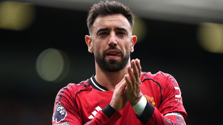 Manchester United captain Bruno Fernandes