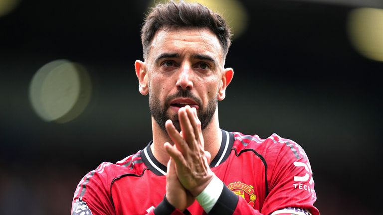 Manchester United's Bruno Fernandes 