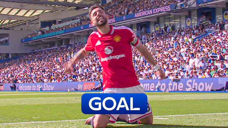 Man Utd - Bruno scores