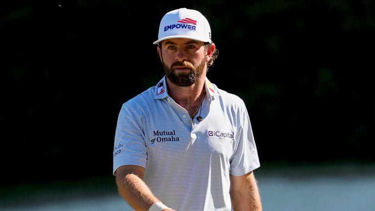 Cameron Young took a six shot lead at the Cadillac Championship on Saturday 
