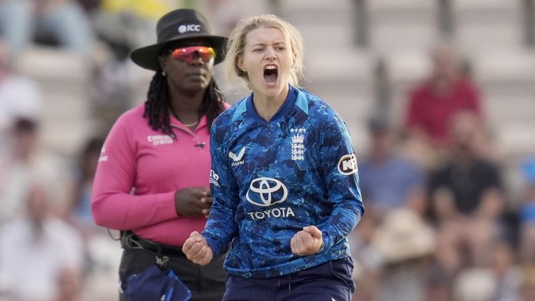 Charlie Dean knows England will be under pressure at a home T20 World Cup