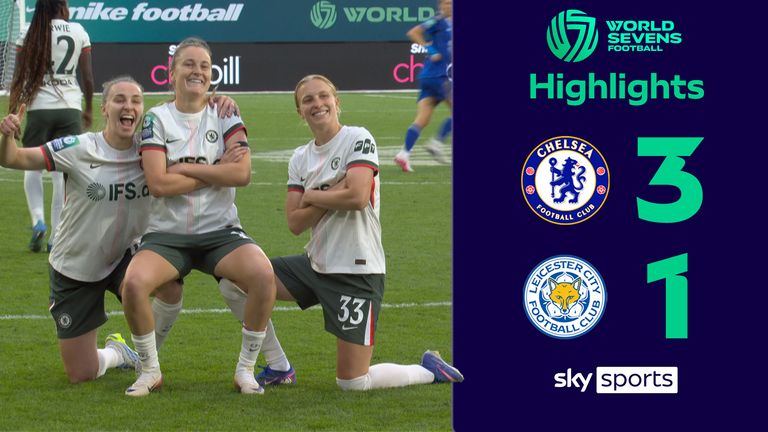 Highlights of the World Sevens match between Chelsea and Leicester. 