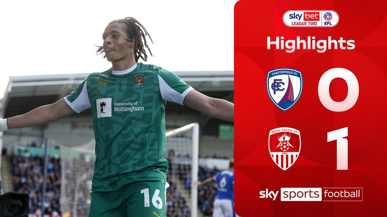 Chesterfield 0-1 Notts County