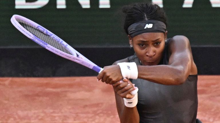 Coco Gauff at the French Open (AP Photo/Emma Da Silva)