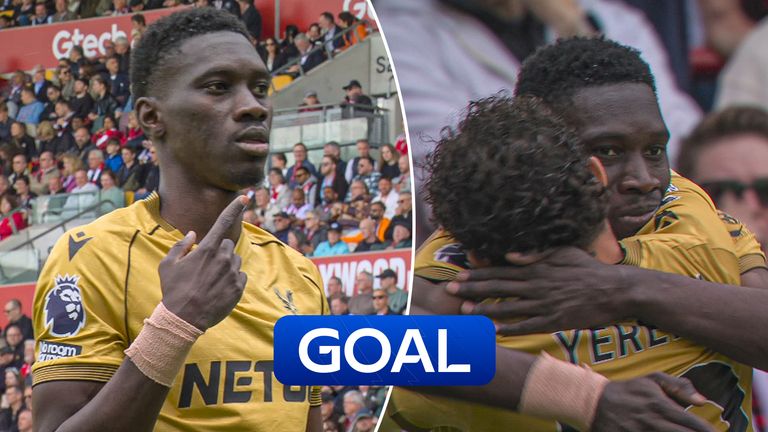 Sarr nets penalty to give Palace early lead at Brentford!