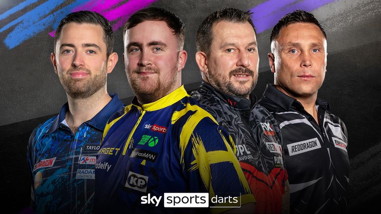 Luke Humphries, Luke Littler, Jonny Clayton, Gerwyn Price