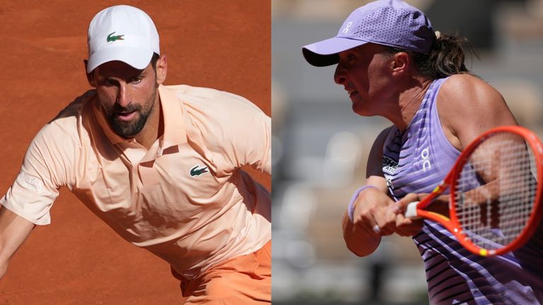 Djokovic, Swiatek 