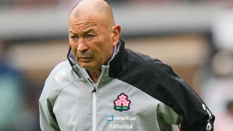 Japan head coach Eddie Jones