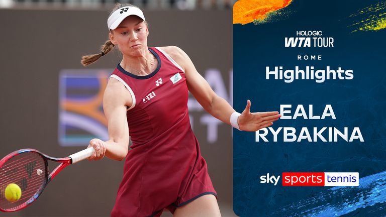 Highlights of Alexandra Eala against Elena Rybakina from the Italian Open