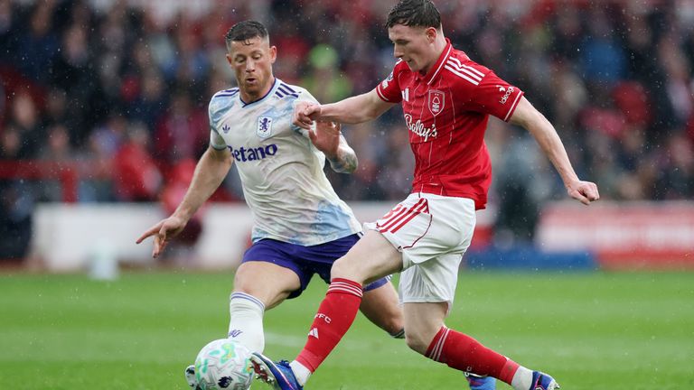Elliot Anderson has completed more tackles than any other Premier League midfielder this season