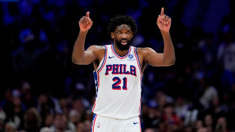 Philadelphia 76ers' Joel Embiid has played his second game back after recovering from appendicitis 