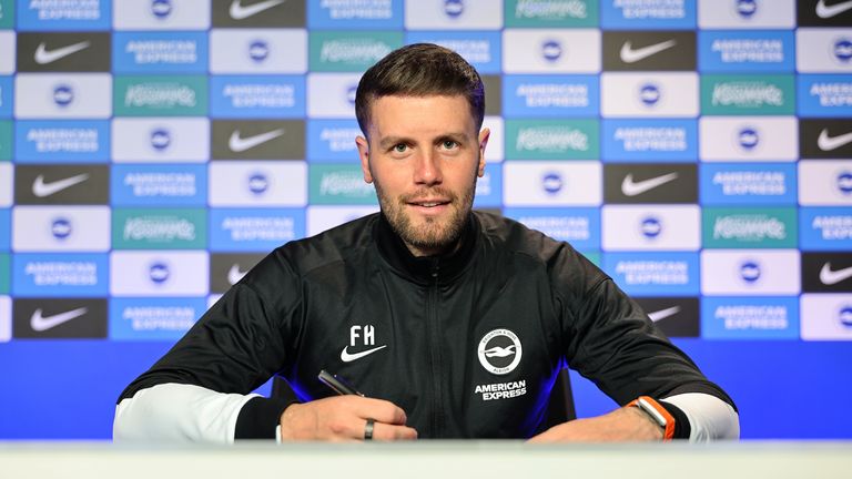 Fabian Hurzeler has signed a new deal at Brighton. Pic: BHAFC