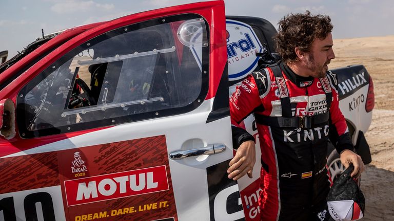 Fernando Alonso finished a commendable 13th on his Dakar debut in 2020