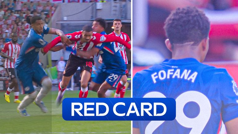 Fofana red card - Chelsea