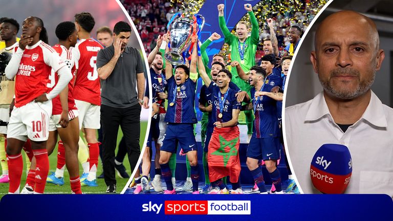 Sky Sports News' Dharmesh Sheth rounds up the best of the reaction as Arsenal suffer heartbreak, losing to PSG in the Champions League final.