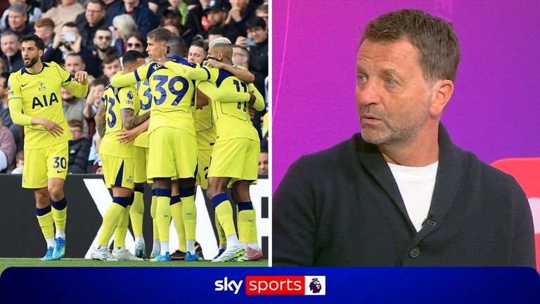 Tim Sherwood was full of praise for Tottenham after they won 2-1 at Aston Villa to climb out of the relegation zone.
