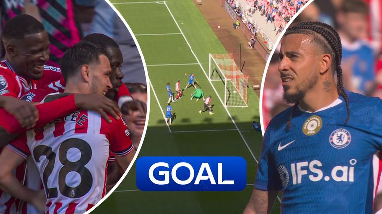 Sunderland go 2 up against Chelsea after Malo Gusto OG
