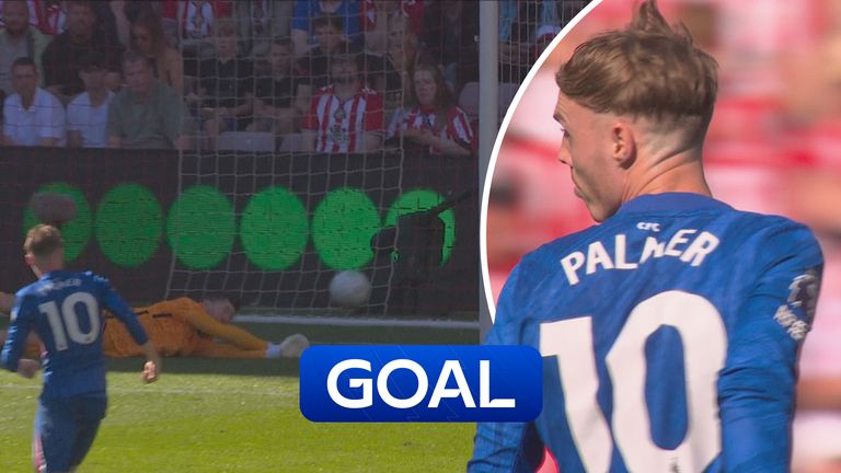 Cole Palmer scores against Sunderland