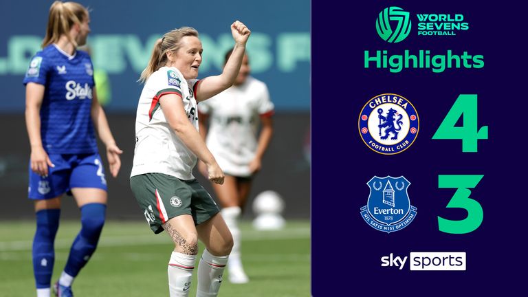 Erin Cuthbert Chelsea 4-3 Everton World Sevens highlights
