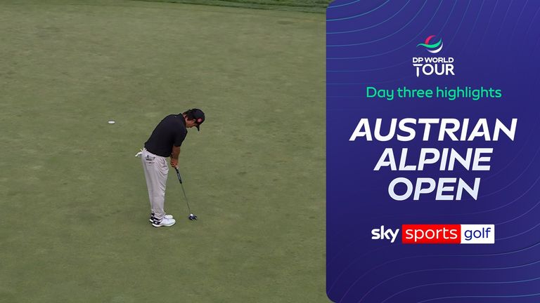 Highlights of day three from the Austrian Alpine Open at the Golfclub Kitzbuhel-Schwarzsee-Reith in Austria.