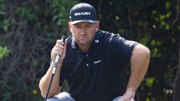 Graeme McDowell of Smash GC looks on during the third round of HSBC LIV Golf Hong Kong at Hong Kong Golf Club Fanling on Saturday, March 07,