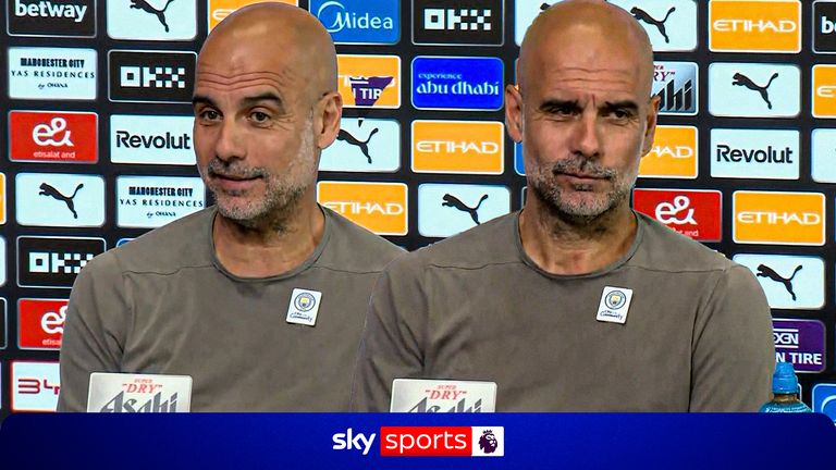 Manchester City:  Best bits of Pep Guardiola's presser ahead of Brentford game